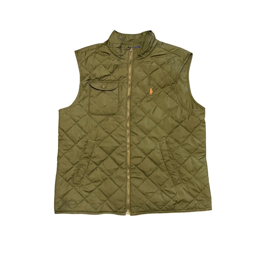 Polo Ralph Lauren Boys 4pc Lot Camo Tee Quilted Vest Colorblock Polo Jeans 16-20 - Picture 7 of 11